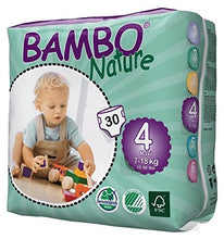 Carica l'immagine nel visualizzatore di Gallery, Bambo Nature - Pannolini ecologici, misura 7-18 kg Taglia 4 - Ilgrandebazar