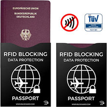 Carica l'immagine nel visualizzatore di Gallery, RFID Blocking NFC Custodia protettiva (12 pezzi) per carta di credito, carta...