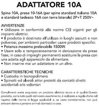 Carica l'immagine nel visualizzatore di Gallery, Poly Pool PP0433.1S Adattatore Spina Piccola 10 A e Presa Tedesca, 1 Pezzo,...