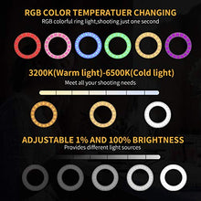 Carica l'immagine nel visualizzatore di Gallery, Luce ad Anello LED, Morpilot LED Ring Light 10" Dimmerabile con Supporto 3