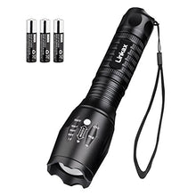 Carica l'immagine nel visualizzatore di Gallery, Linkax Torcia LED alta potenza elettrica Torce Flashlight 800LM...