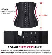 Carica l'immagine nel visualizzatore di Gallery, YIANNA Donna Corsetto Stringivita Modellante Dimagrante Waist Trainer M, Nero - Ilgrandebazar