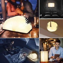 Carica l'immagine nel visualizzatore di Gallery, tronisky Mini Lampada Libro, USB Ricaricabile Pieghevole in Bianca Calda - Ilgrandebazar