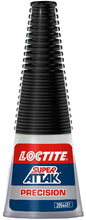 Carica l'immagine nel visualizzatore di Gallery, Loctite Super Attak Precision, Colla liquida trasparente con beccuccio extra lungo, Colla universale istantanea multimateriale, Colla resistente e precisa, 1 x 5g