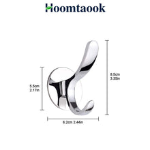 Carica l'immagine nel visualizzatore di Gallery, Hoomtaook Appendi Accappatoio Gancio 2 Uncini Per D-2 - Ilgrandebazar