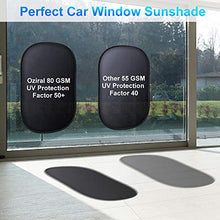 Carica l'immagine nel visualizzatore di Gallery, Oziral Tendine Parasole Auto 3 Pezzi Universali Protegge con Nero