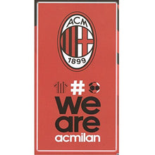 Carica l'immagine nel visualizzatore di Gallery, Telo Mare Milan 70X140 cm Ufficiale ACM Calcio PS 09521 - Ilgrandebazar