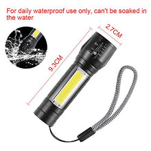 Carica l'immagine nel visualizzatore di Gallery, GOLDGE Mini Torcia Elettrica, Portatile LED con Luce Laterale della...