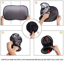 Carica l'immagine nel visualizzatore di Gallery, Tendine Parasole Auto,PEYOU 4 Pezzi 80 GSM Universali Auto with 15s...