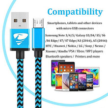 Carica l'immagine nel visualizzatore di Gallery, Cavo Micro USB 2M 3-Pezzi Android Aione Rapida Caricatore...