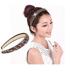 Carica l'immagine nel visualizzatore di Gallery, Xrten Strass Fascia di capelli,Accessori per Capelli Donna Cerchietti per...