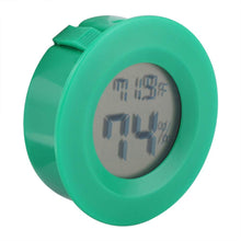 Carica l'immagine nel visualizzatore di Gallery, Mini termometro Forma Rotonda di Temperatura LCD Digitale Monitor Green - Ilgrandebazar