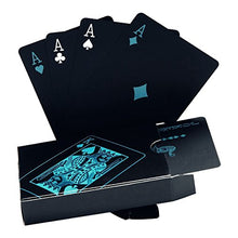 Carica l'immagine nel visualizzatore di Gallery, Impermeabile nero carte da poker gioco professionali di Hot