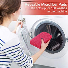 Carica l'immagine nel visualizzatore di Gallery, Tencoz Lavapavimenti a Spruzzo, Spray Mop Mocio con 3 Panni in 1.7, Rosso