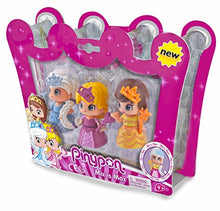 Carica l'immagine nel visualizzatore di Gallery, Pinypon Pack Principesse, 3 Pezzi, 700014094
