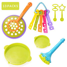 Carica l'immagine nel visualizzatore di Gallery, HellDoler Spara Bolle di Sapone,13 Pezzi Kit Bacchette per Fare Bolle...