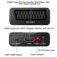 Carica l'immagine nel visualizzatore di Gallery, AMANKA Convertitore da SCART a HDMI Adattatore Audio Stereo HD Scart a - Ilgrandebazar