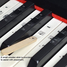 Carica l'immagine nel visualizzatore di Gallery, Tastiera o pianoforte adesivi per 49/61/76/88 chiave tastiera, piano e... - Ilgrandebazar