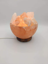 Carica l'immagine nel visualizzatore di Gallery, Lampada in Sale dell'Himalaya a forma di Braciere. - Ilgrandebazar