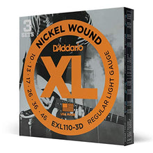 Carica l'immagine nel visualizzatore di Gallery, D'Addario EXL110-3D Set Corde Elettrica EXL Confezione da 3 - Ilgrandebazar