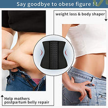 Carica l'immagine nel visualizzatore di Gallery, YIANNA Donna Corsetto Stringivita Modellante Dimagrante Waist Trainer M, Nero - Ilgrandebazar