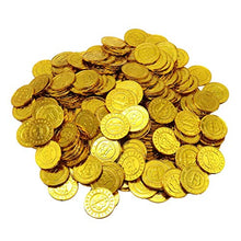 Carica l'immagine nel visualizzatore di Gallery, NUOBESTY 100 pz plastica Monete d'oro Pirata Bitcoin - Ilgrandebazar