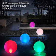 Carica l'immagine nel visualizzatore di Gallery, Solare da Giardino per Esterni,Luci Piscine Galleggianti Globo 2pcs