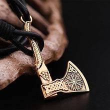 Carica l'immagine nel visualizzatore di Gallery, Fishhook Bracciale con simbolo a forma di ascia, stile: wicca, normanno,...