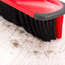 Carica l'immagine nel visualizzatore di Gallery, Vileda 3Action Scopa per Interni, con 3 Diverse Setole, Cattura Rosso-grigio - Ilgrandebazar