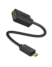 Carica l'immagine nel visualizzatore di Gallery, UGREEN Cavo Micro HDMI Maschio a Femmina 4K 3D Supporta ARC Ethernet... - Ilgrandebazar