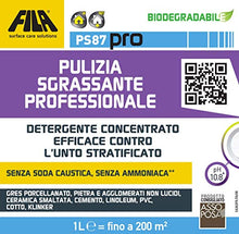Carica l'immagine nel visualizzatore di Gallery, FILA Surface Care Solutions PS87 Sgrassatore e Decerante per la Pulizia...