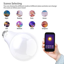 Carica l'immagine nel visualizzatore di Gallery, EXTSUD Lampadina Intelligente 10W E27 RGB Dimmerabile WiFi Smart E27, Bianco - Ilgrandebazar