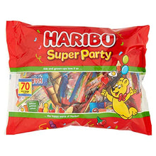 Carica l'immagine nel visualizzatore di Gallery, Haribo Super Party Variety Sweets, 70 mini sacchetti