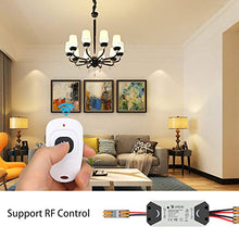 Carica l'immagine nel visualizzatore di Gallery, eMylo Smart Wireless RF Relay Switch DC 12V 2 canali Telecomando 2 pacchi