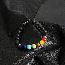 Carica l'immagine nel visualizzatore di Gallery, 7 Cristalli Chakra Pietre Bracciale Uomo e Donna, Tibetano, Braccialetti Ckl1 - Ilgrandebazar