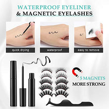 Carica l'immagine nel visualizzatore di Gallery, Ciglia Magnetiche Eyeliner, Kit Finte Magnetiche, Eyeliner...