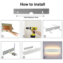 Carica l'immagine nel visualizzatore di Gallery, NetBoat LED Lampada da Parete 16W Bianco Caldo, Moderno Up Down Applique da...