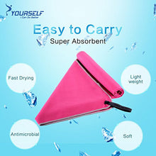 Carica l'immagine nel visualizzatore di Gallery, Syourself microfibra sport e viaggi towel- XL: 183cm x 81cm, 1 Pack, Hot Pink