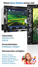 Carica l'immagine nel visualizzatore di Gallery, XOMAX XM-2D6907 Autoradio con mirrorlink, Schermo Touch Screen da 17,7 cm /...