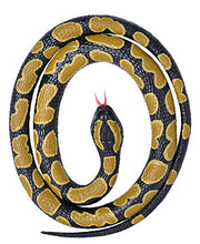 Carica l'immagine nel visualizzatore di Gallery, Wild Republic 20775 Gomma Serpente Small Ball Python 117 cm, Nero, Giallo - Ilgrandebazar
