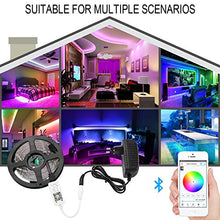 Carica l'immagine nel visualizzatore di Gallery, Striscia LED RGB Bluetooth Strisce 5M 150 con Led 5m