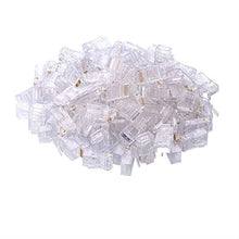 Carica l'immagine nel visualizzatore di Gallery, SIENOC 100Pcs 8P8C RJ45 Cristallo Cavo Filo connettore a crimpare modulare... - Ilgrandebazar