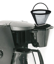 Carica l'immagine nel visualizzatore di Gallery, Fackelmann 42273 Filtro permanente per caffè e tè, Nero/argento, N.4 - Ilgrandebazar