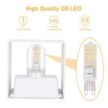 Carica l'immagine nel visualizzatore di Gallery, OOWOLF 2 Pezzi LED Lampada da Parete IP65 Impermeabile, Applique Bianca-2 - Ilgrandebazar