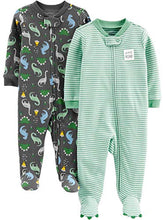 Carica l'immagine nel visualizzatore di Gallery, Simple Joys by Carter's Baby, confezione da 2 pezzi, in cotone, per dormire...