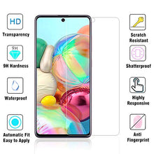 Carica l'immagine nel visualizzatore di Gallery, AHABIPERS Pellicola Protettiva per Samsung Galaxy A71 Vetro Temperato, 9H...