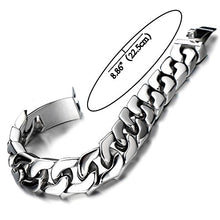 Carica l'immagine nel visualizzatore di Gallery, COOLSTEELANDBEYOND Stile Maschile, Barbozzale Braccialetto, Bracciale da 01 - Ilgrandebazar