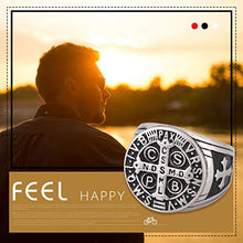 Carica l'immagine nel visualizzatore di Gallery, JewelryWe Gioielli Anello da Uomo Donna Punk Acciaio Inossidabile Argento - Ilgrandebazar