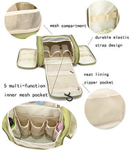 Carica l'immagine nel visualizzatore di Gallery, iSuperb Beauty Case Viaggio Borsa Toilette Impermeabile bag Verde