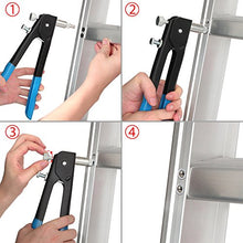 Carica l'immagine nel visualizzatore di Gallery, ESYNiC Kit Rivettatrice Professionale con 86pz Rivetti Blu Con M3-m8 - Ilgrandebazar